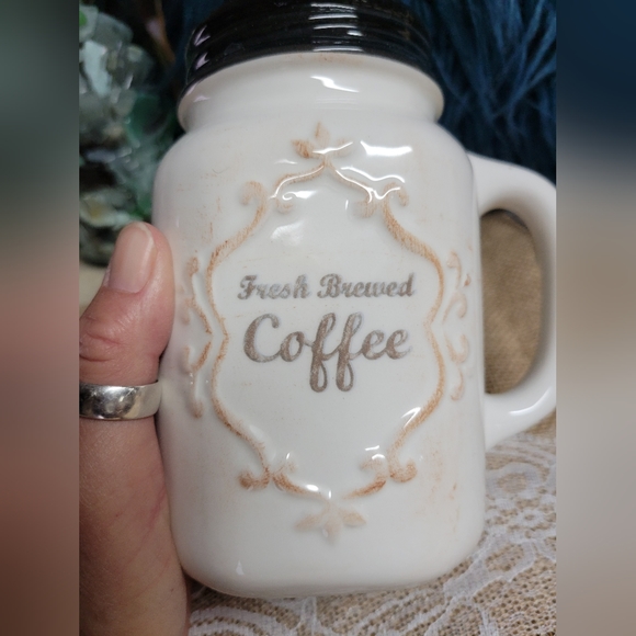 Youngs fresh roasted coffee Mason jar mug 5×6 super cute - Picture 4 of 11